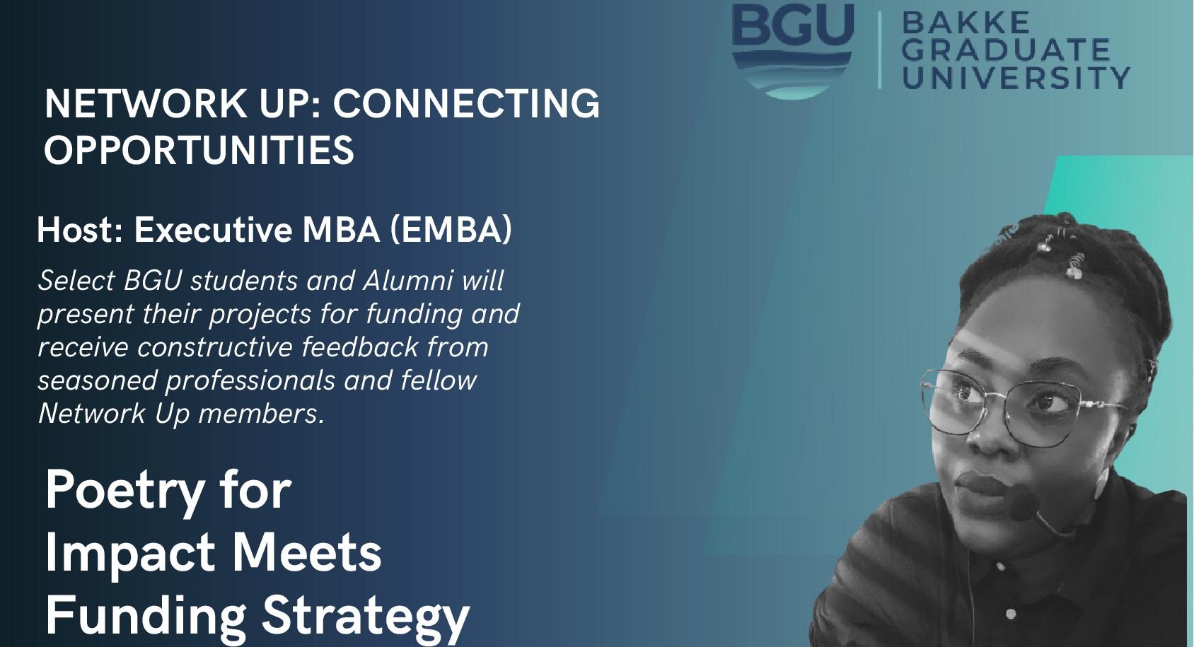 Network Up: Poetry for Impact Meets Funding Strategy