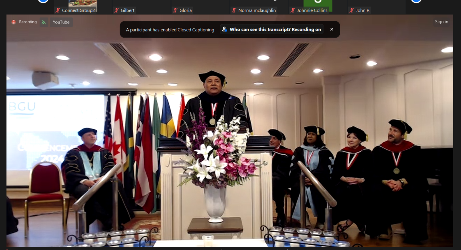 Commencement Address by Dr. Belete Mebratu